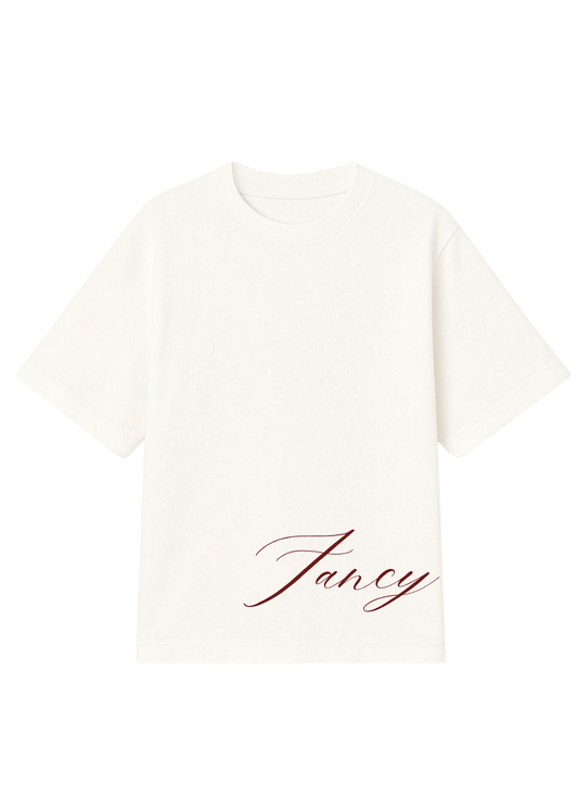 Fancy Red Oversized T-shirt